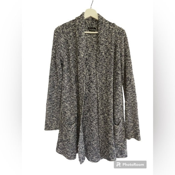 Massimo Dutti Grey Knit Sweater Cardigan Italian Luxury Size Small - Picture 1 of 11